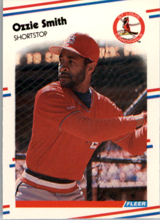 1988 Fleer Mini Baseball Cards 109     Ozzie Smith